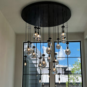 JC Raindrops Round Chandelier