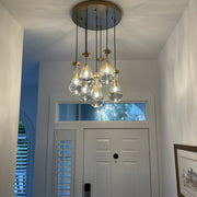 JC Raindrops Round Chandelier