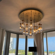 JC Raindrops Round Chandelier