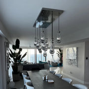 JC Raindrops Rectangle Chandelier