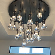 JC Raindrops Round Chandelier