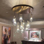 JC Raindrops Round Chandelier