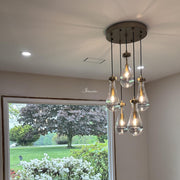 JC Raindrops Round Chandelier