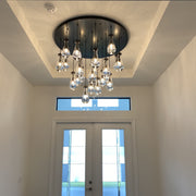 JC Raindrops Round Chandelier