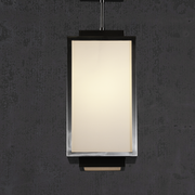 Venus Box Geometric Alabaster Pendant Light