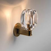 Canson Modern Crystal Bedroom Wall Sconces