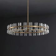 JC Bordeaux Wine-Glass Round Chandelier 36", 48"