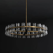 JC Bordeaux Wine-Glass Round Chandelier 36", 48"