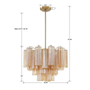 Addis Chandelier 17.8"D, 19.8"D, 22"D, 26.8"D, 32''D