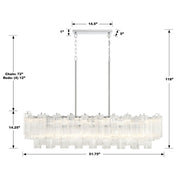 Addis Linear Chandelier 51"W