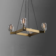 Elowen Circular Modern Chandelier 4 Lights